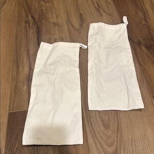 Gucci White Dust Bags